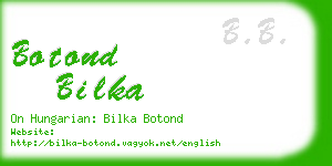botond bilka business card